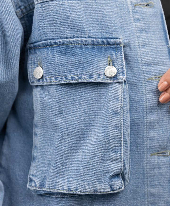 Basic Pockets Denim Shirt