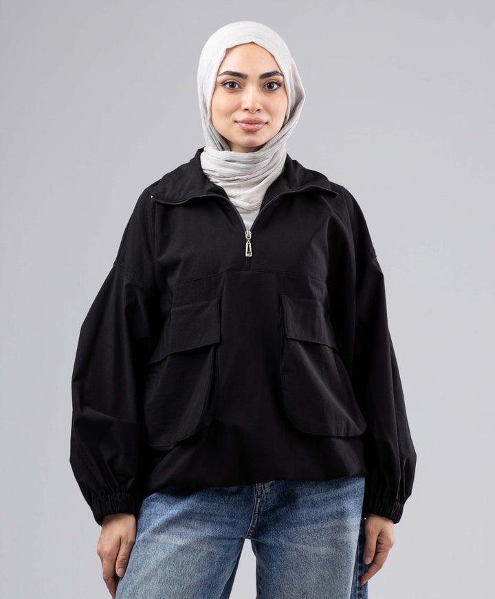 Half Zip Sweatshirt