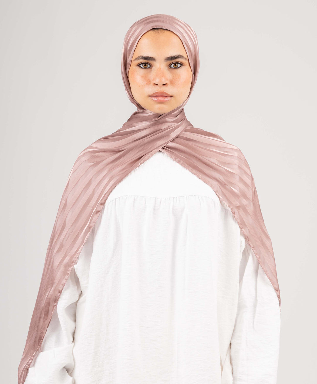 Majestic Satin Chiffon Scarf