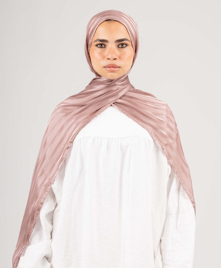 Majestic Satin Chiffon Scarf