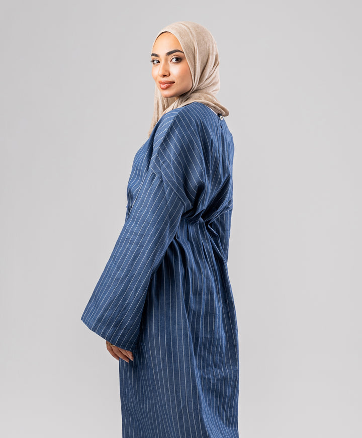 Striped Denim Dress