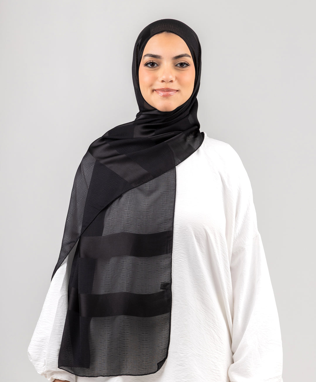 Sparkle Satin Chiffon Scarf