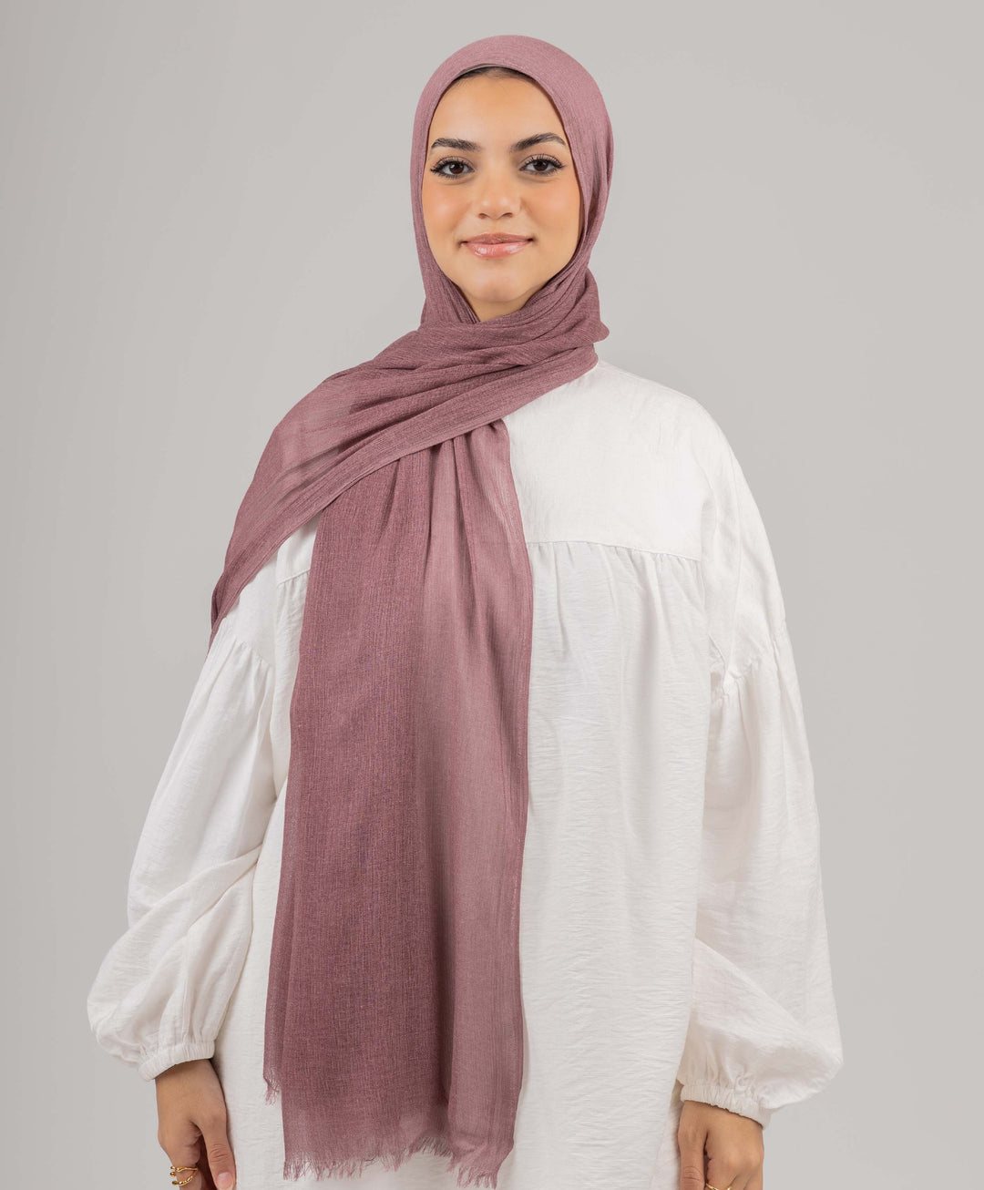 Cozy Marble Linen Scarf