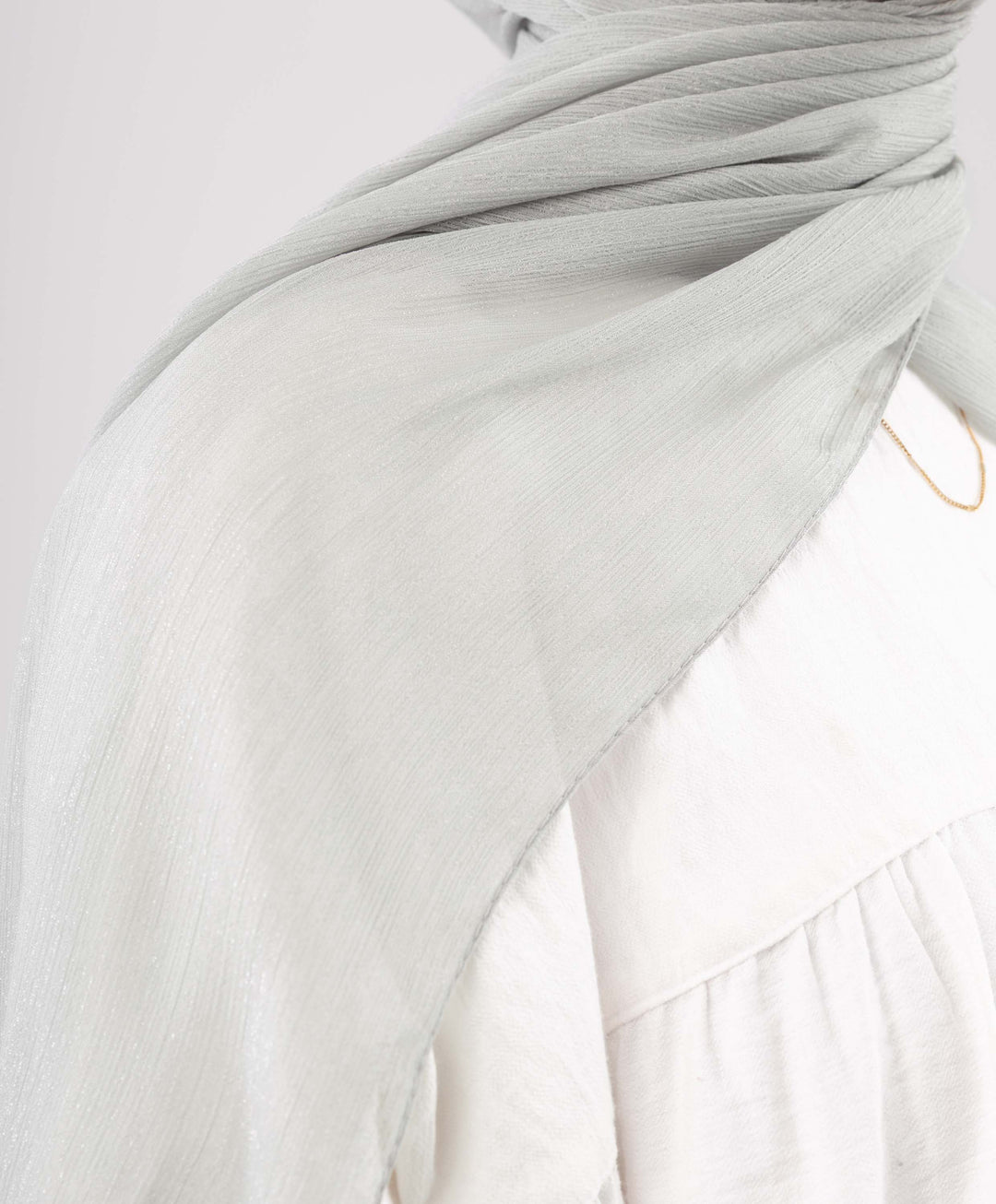 Glittery Chiffon Scarf