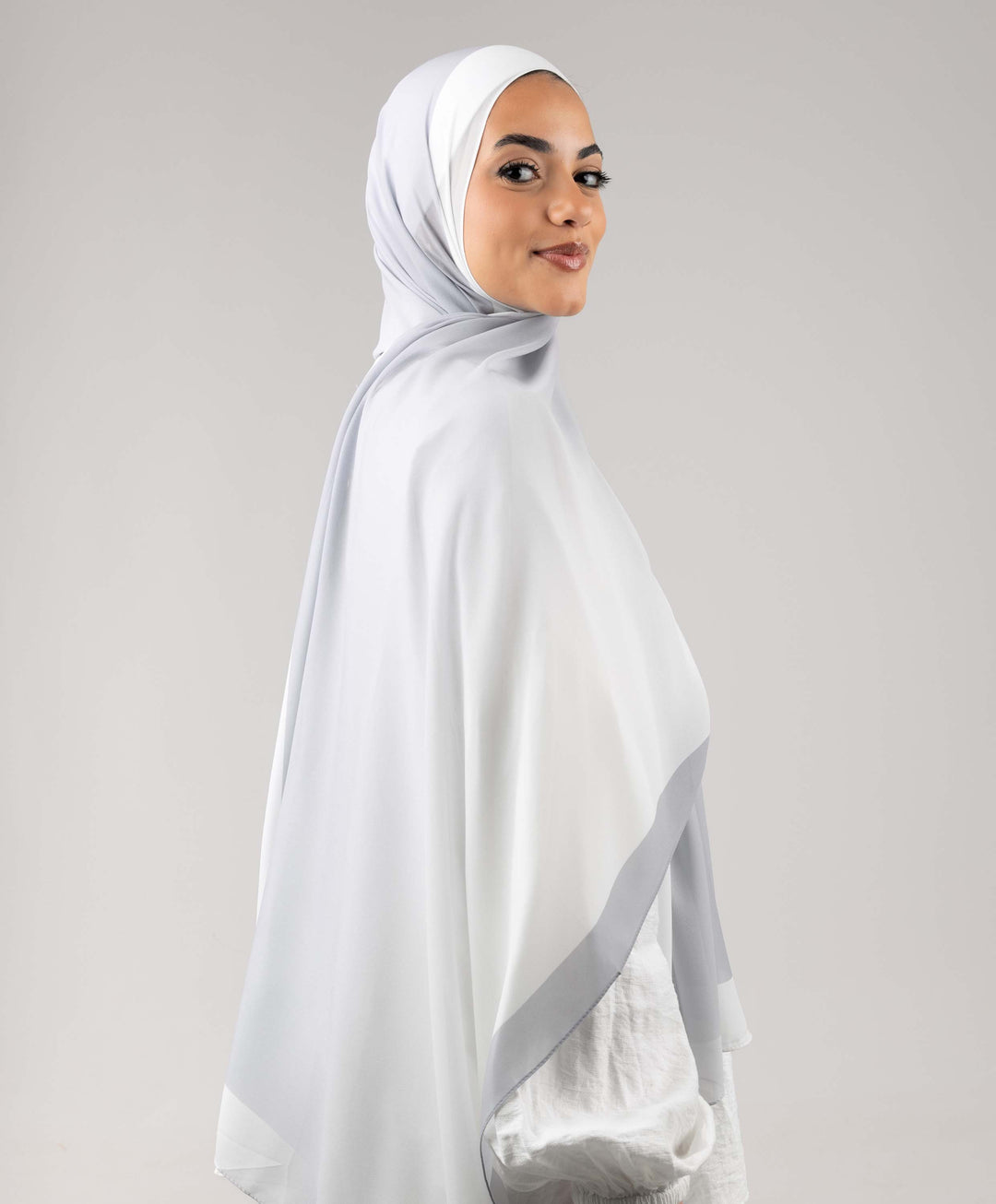 Flow Gradient Chiffon Scarf