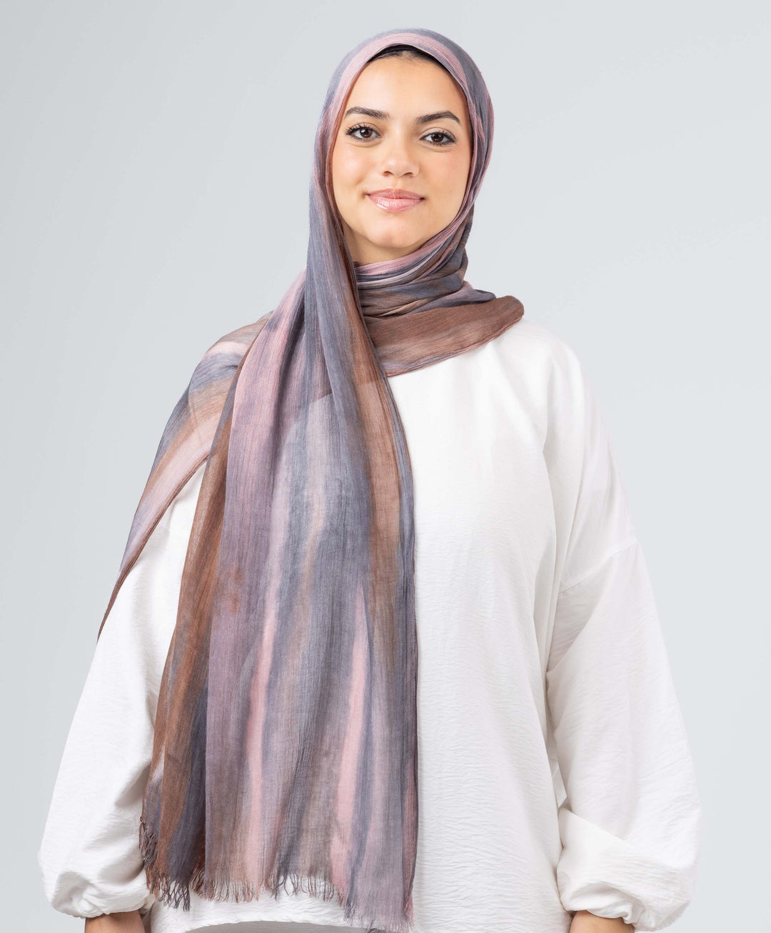 Tie Dye Linen Scarf