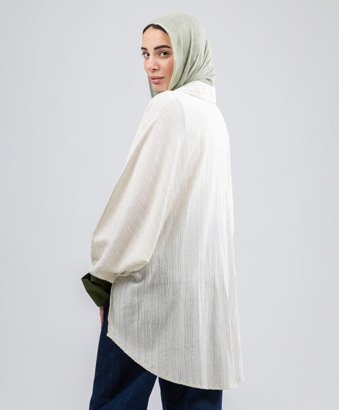 Cross Linen Blouse