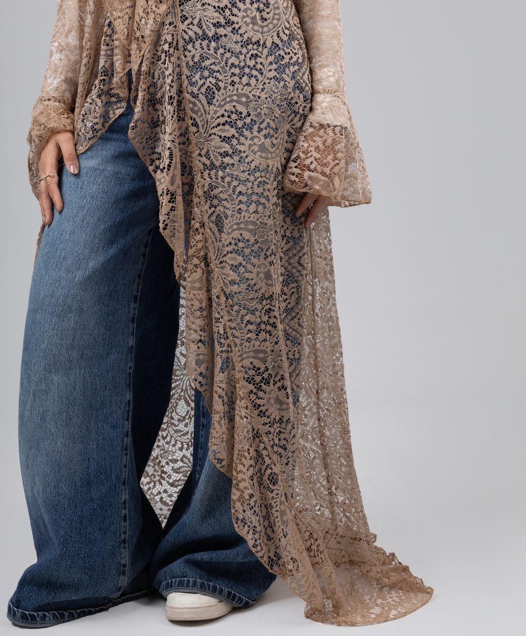 Ruffle Lace Kimono