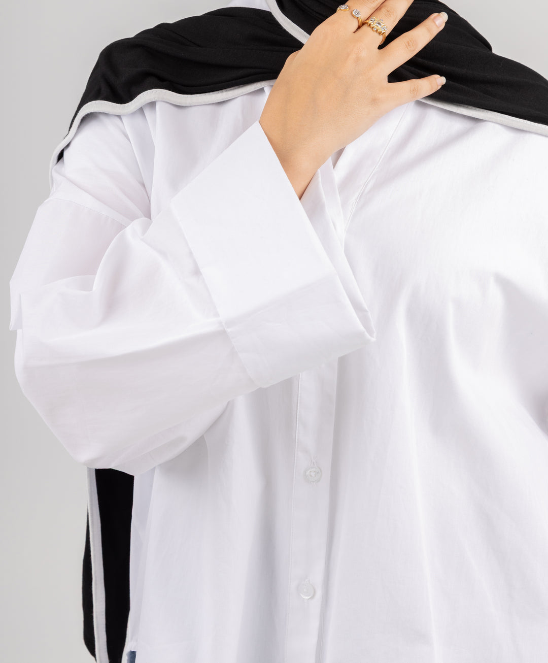 Loose Poplin Shirt