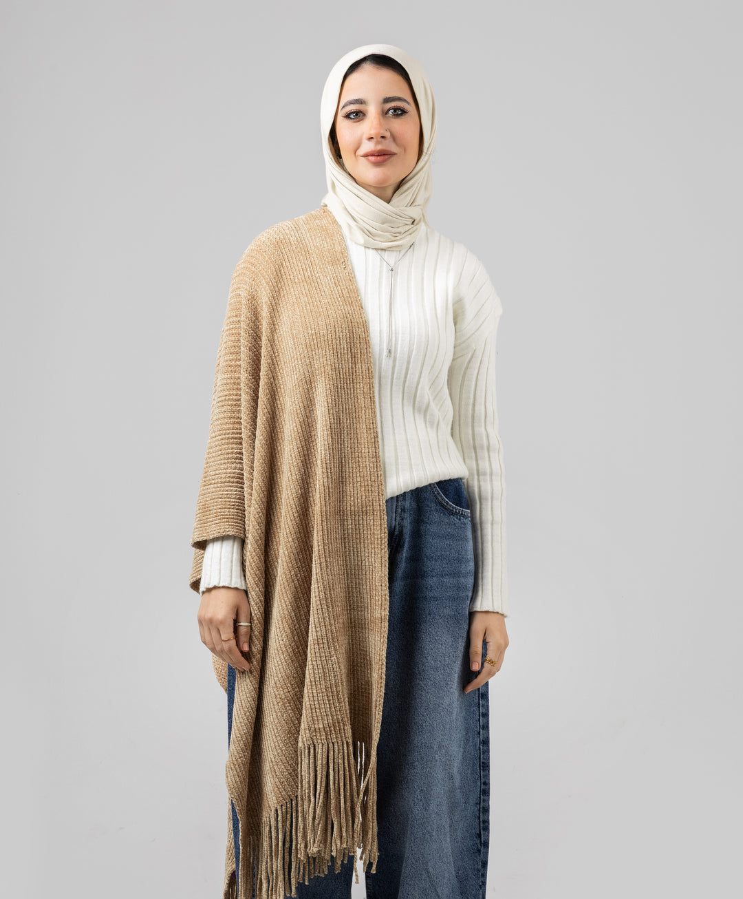 Knitted Winter Shawl