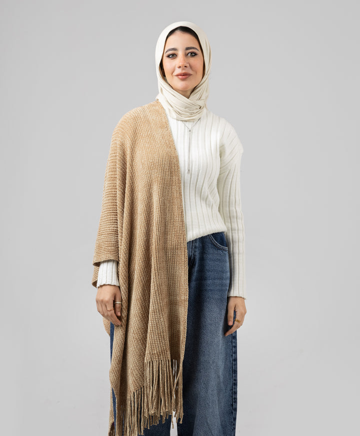 Knitted Winter Shawl