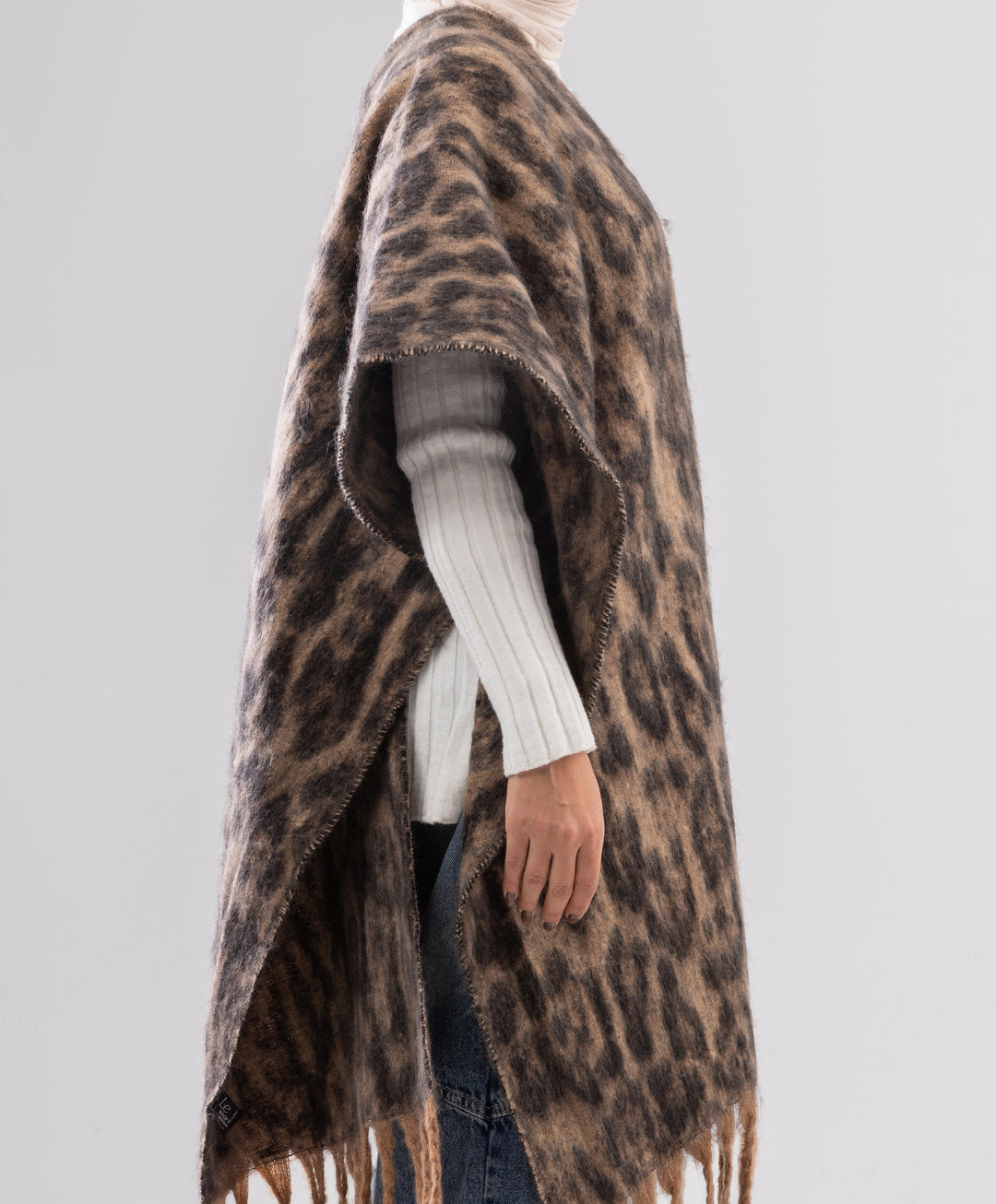 Leopard Winter Shawl