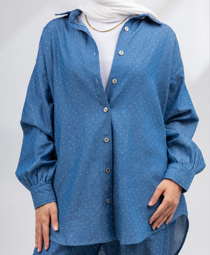 Bling Denim Shirt