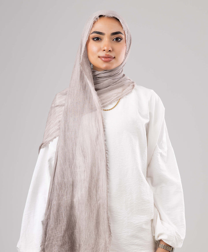 Gloomy Linen Marble Scarf