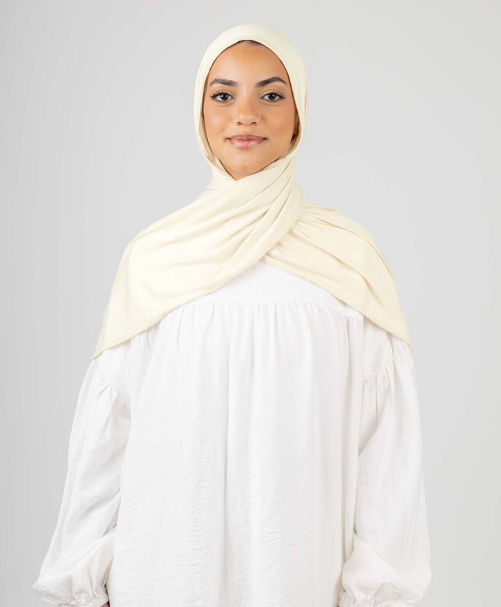 Plain Cotton Lycra Scarf