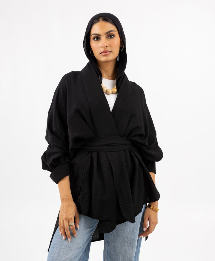Linen Wrap Kimono