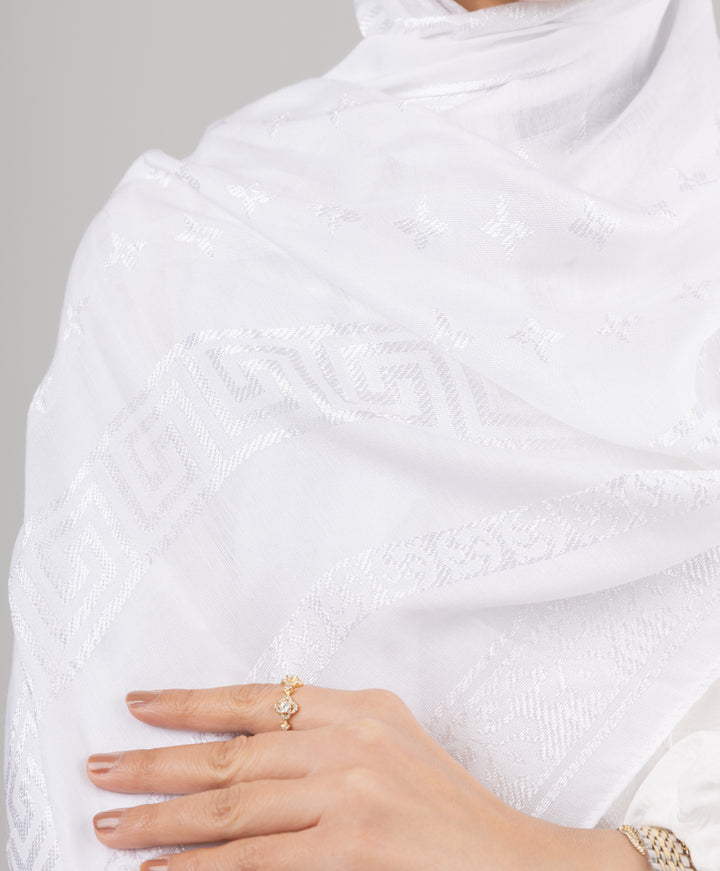 Jacquard Linen Scarf