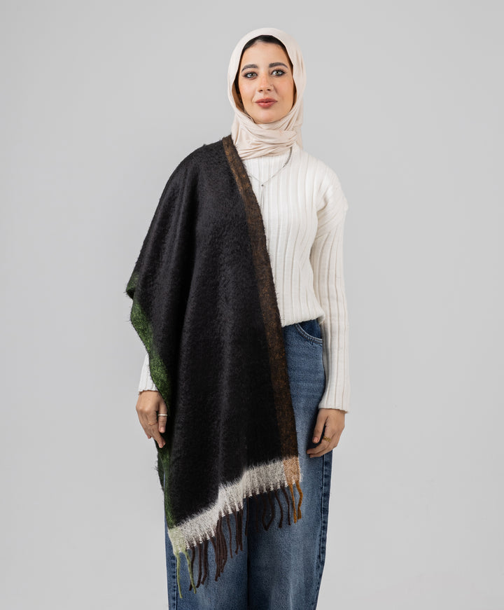 Painterly Winter Shawl