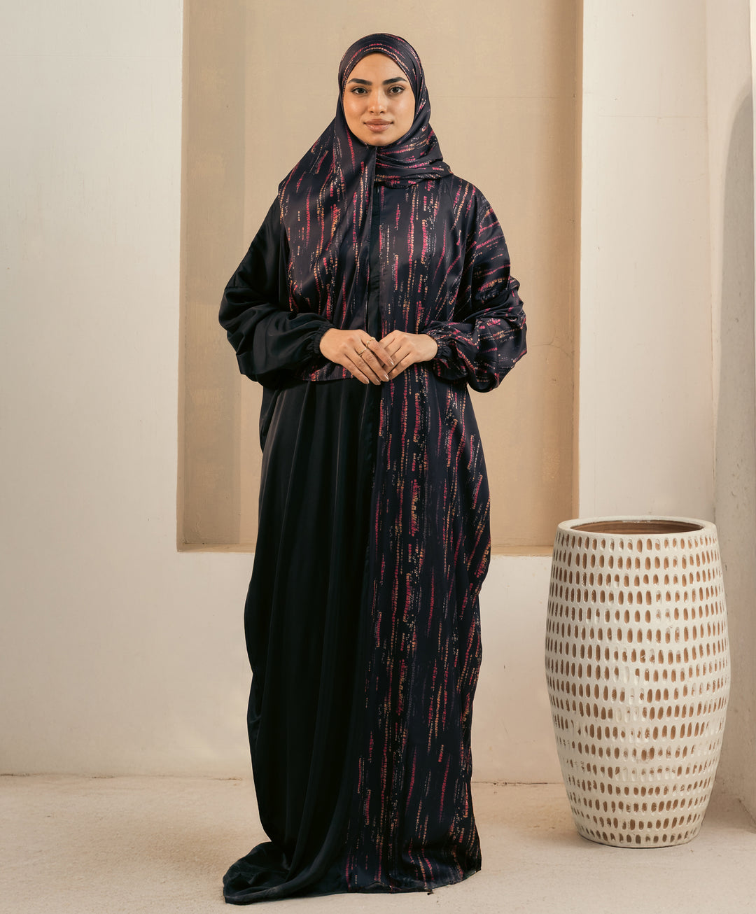 Half Printed Satin Isdal