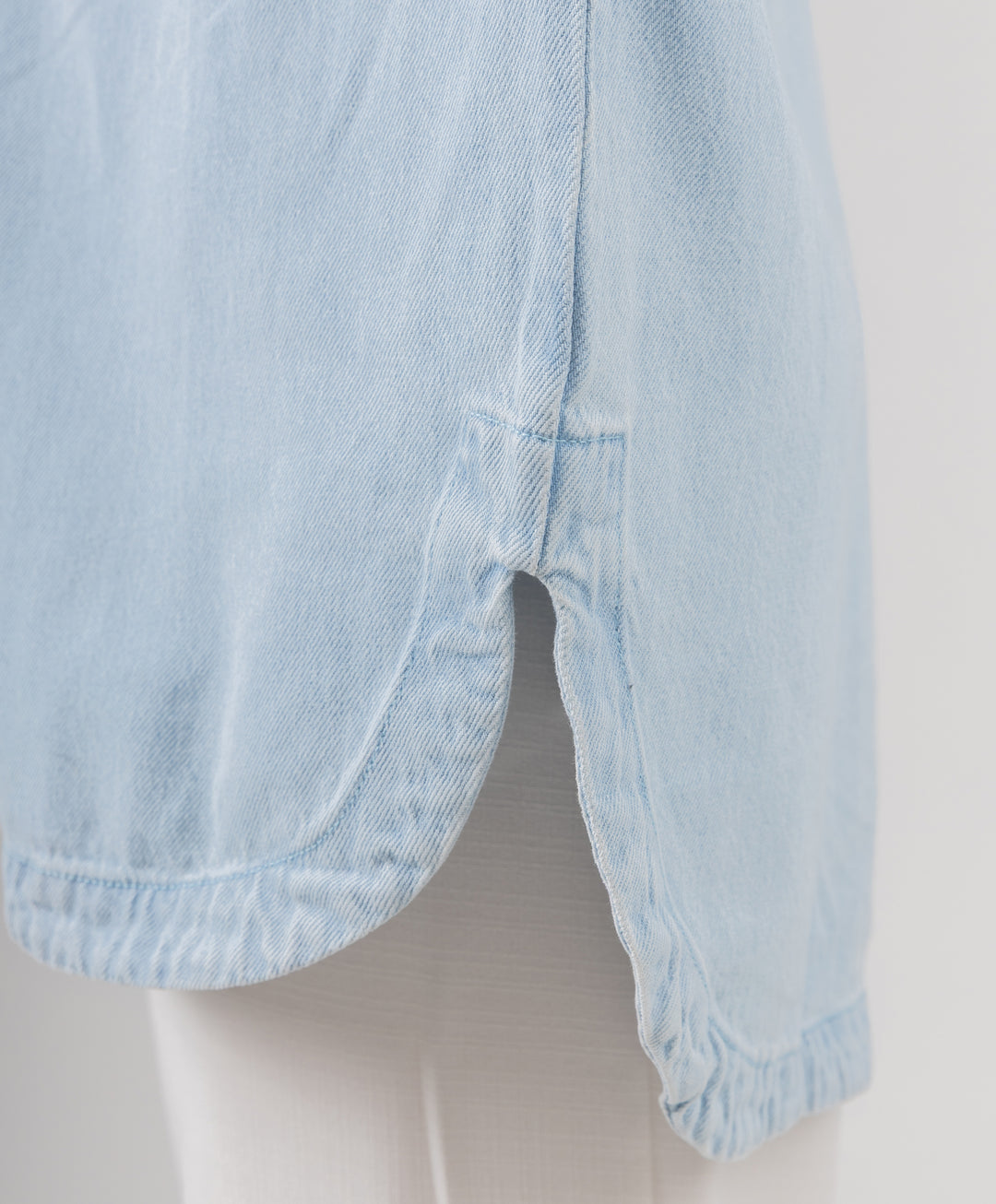 Embroidered Denim Shirt