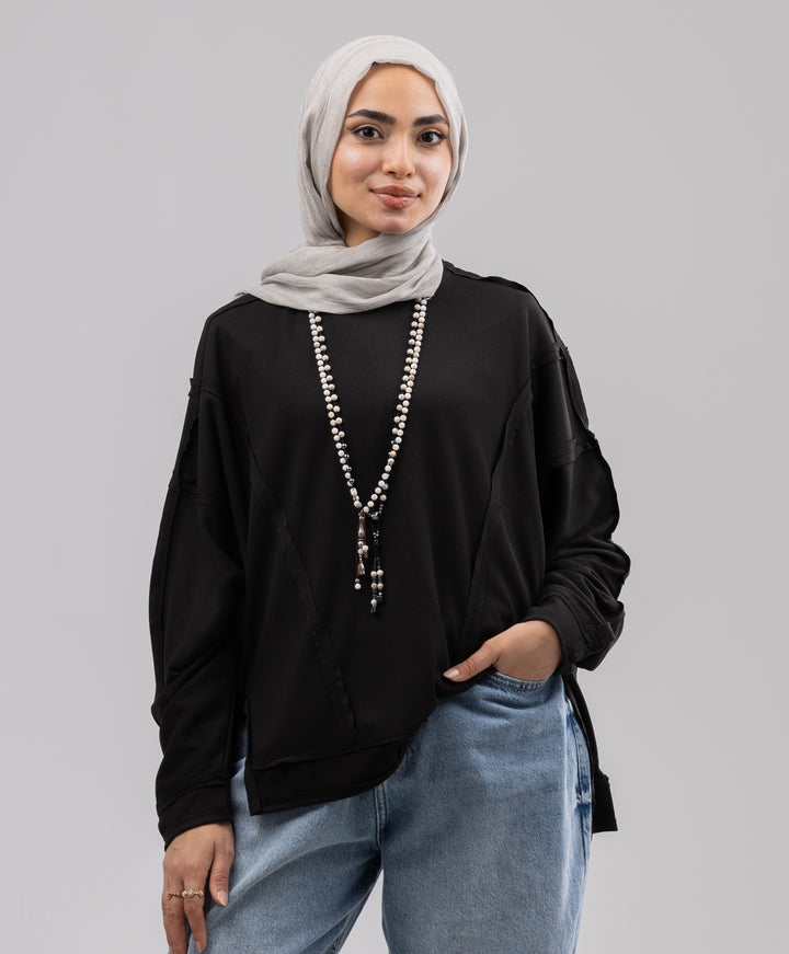 Seamline Cotton Shirt
