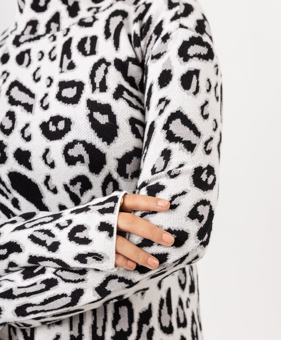 Animal Print Pullover