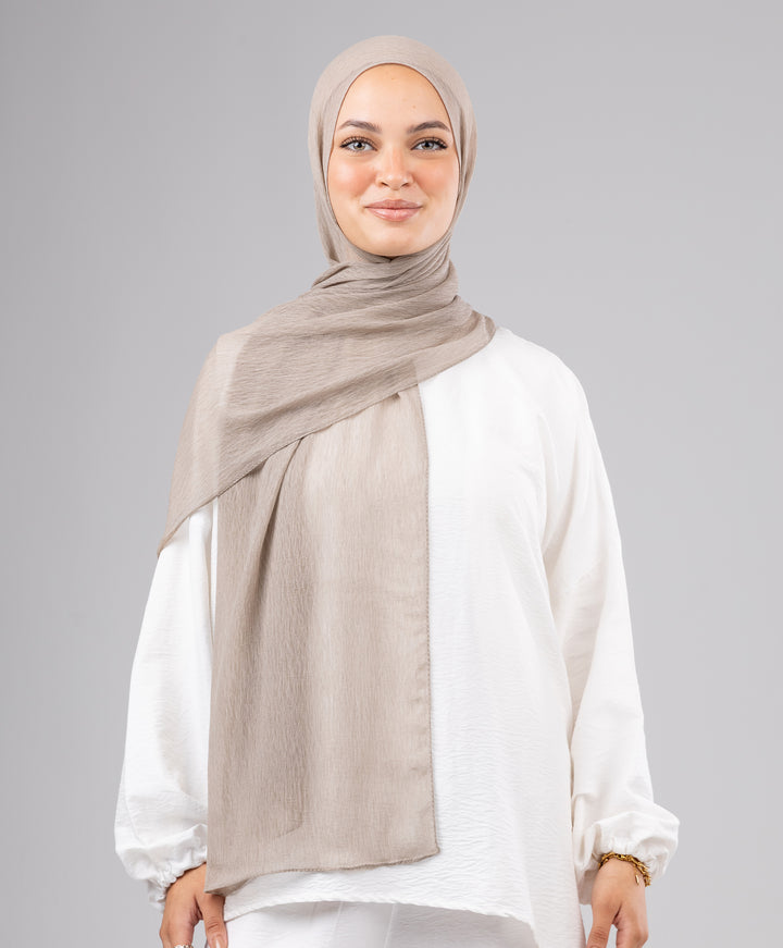 Ruffle Chiffon Scarf