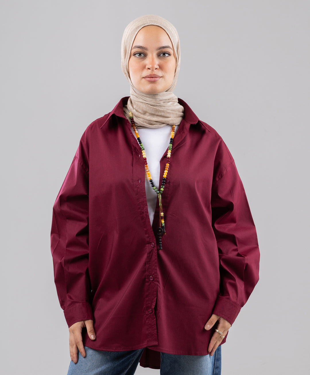Oversized Poplin Shirt