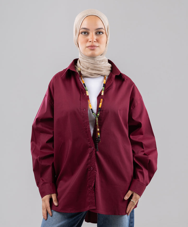 Oversized Poplin Shirt