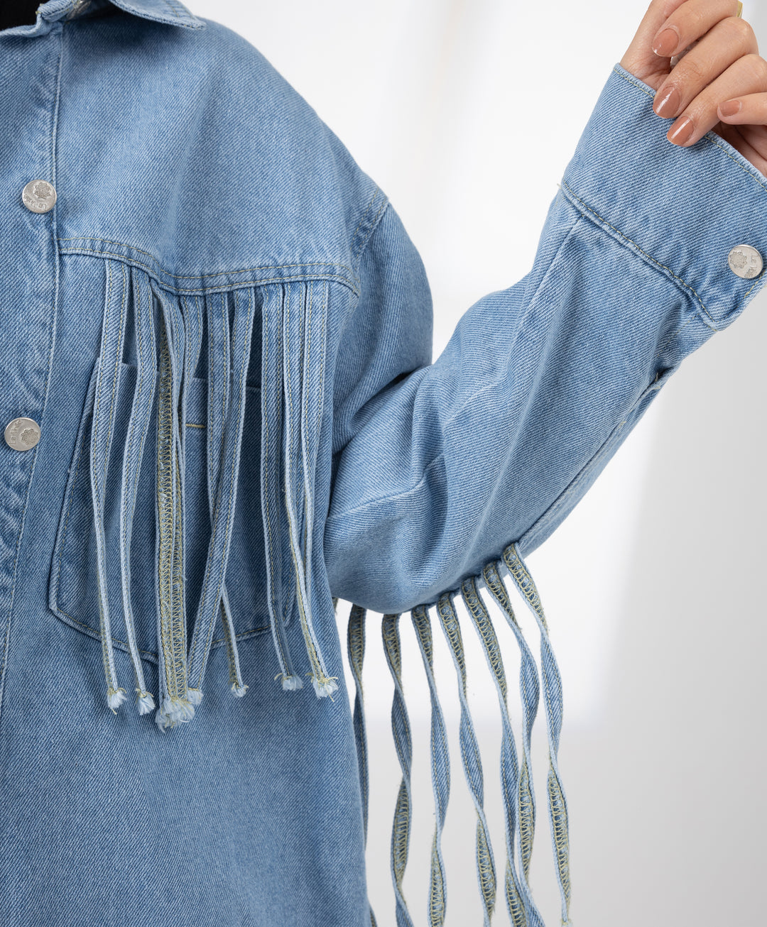 Fringy Denim Shirt