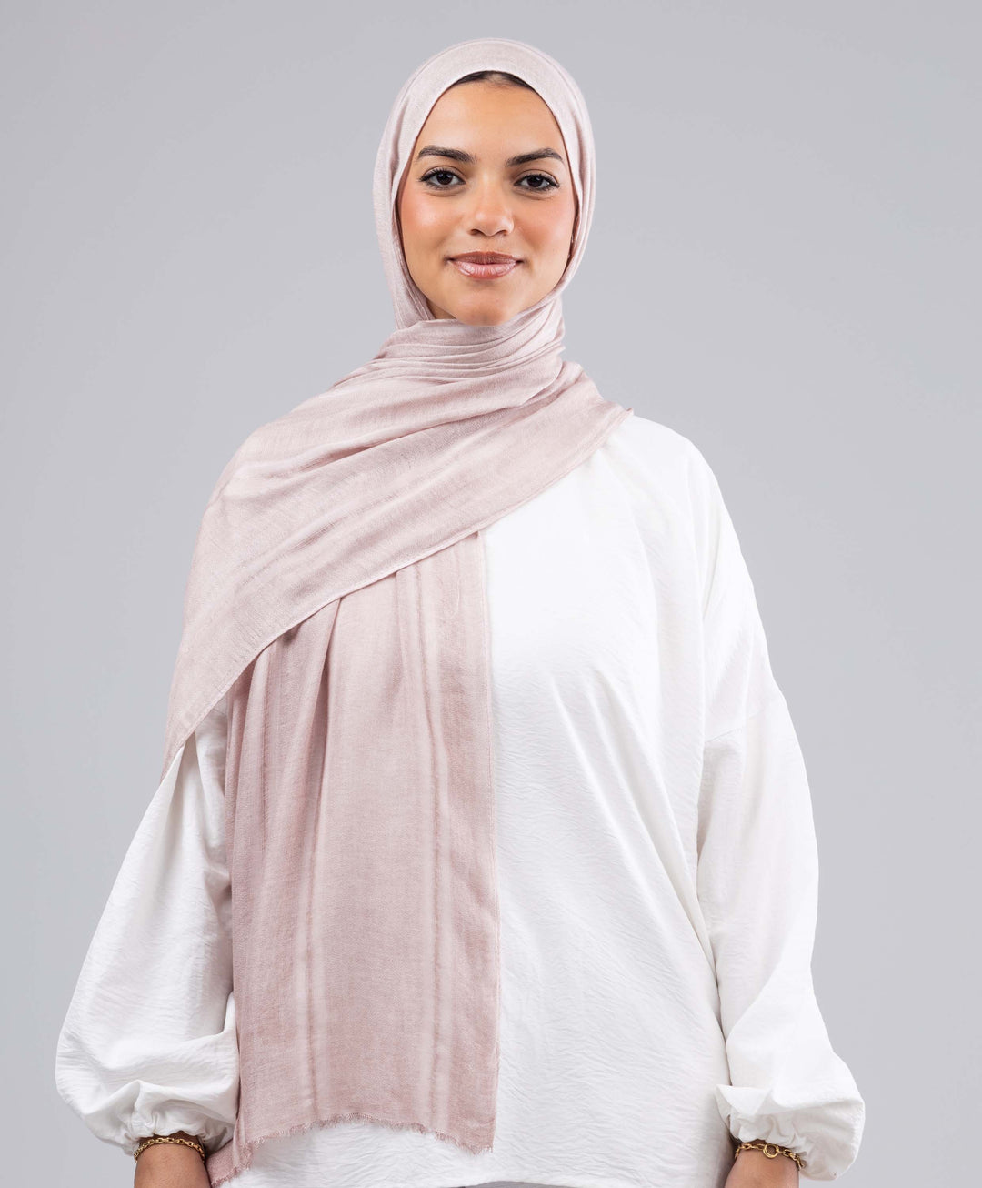 Lined Marble Cotton Scarf