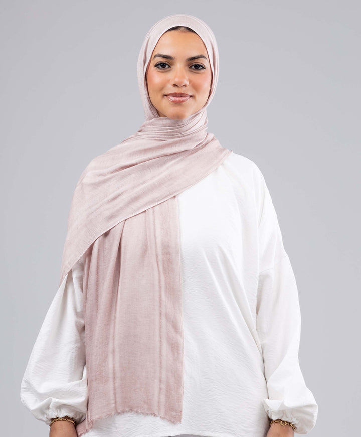 Lined Marble Cotton Scarf