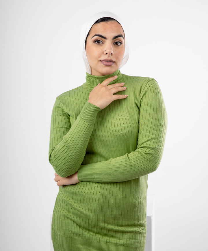 Long Ribbed Pullover