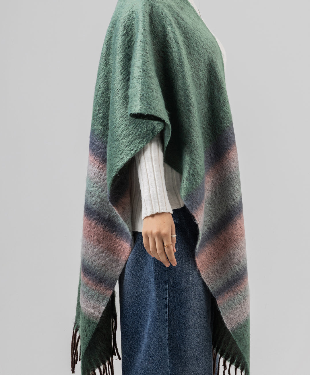 Layered Winter Shawl