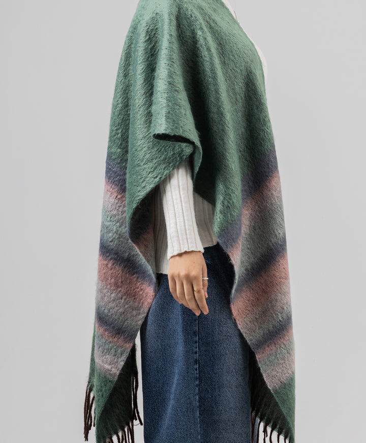 Layered Winter Shawl