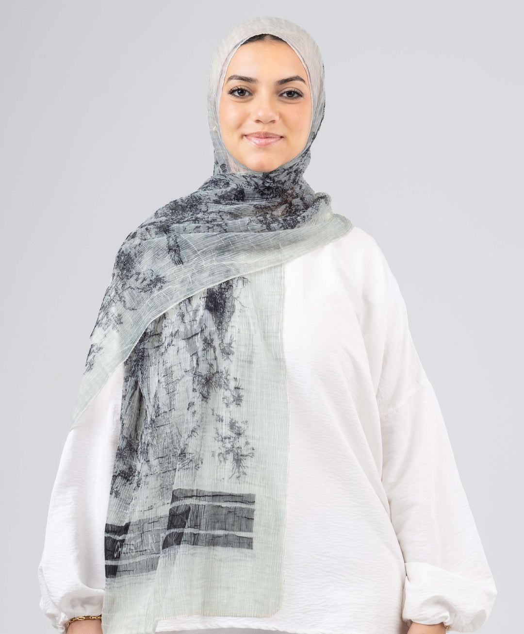Classic Luxury Crushed Scarf