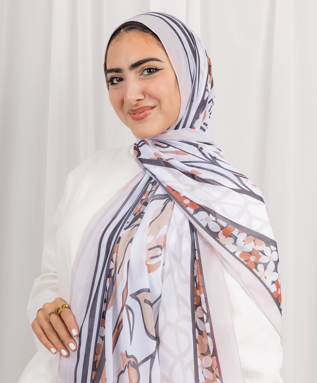 Quiet Grove Chiffon Scarf