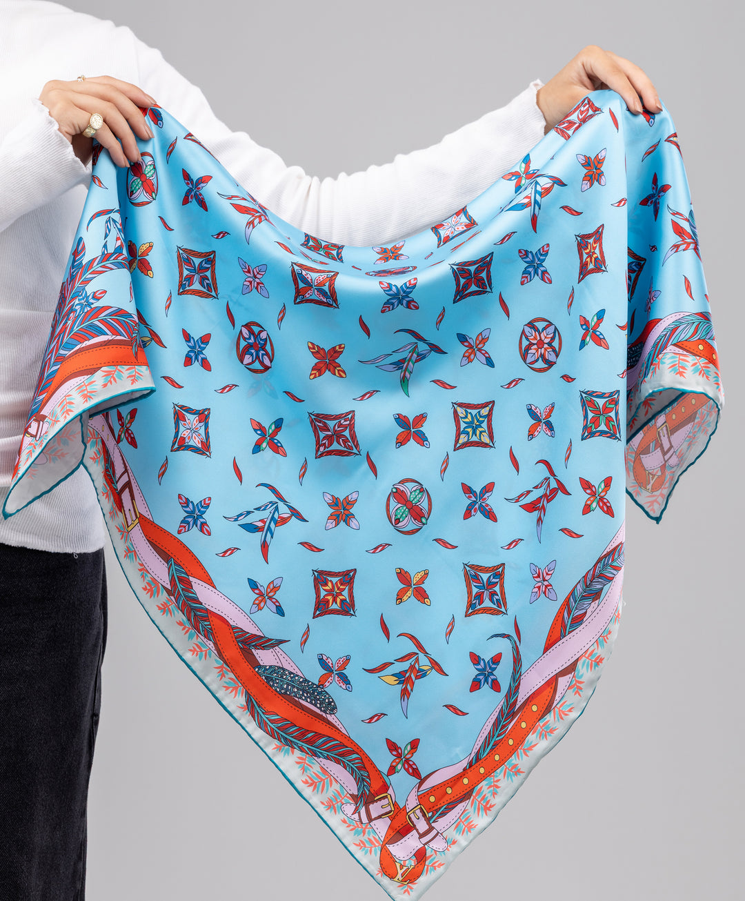 Luxury Silk Square Scarf