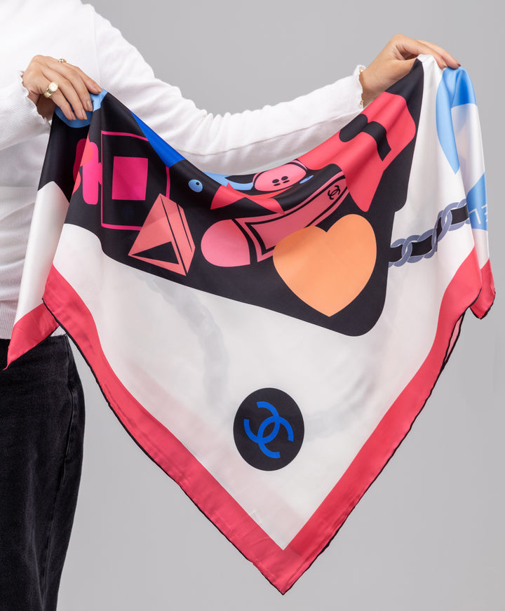 Luxury Silk Square Scarf