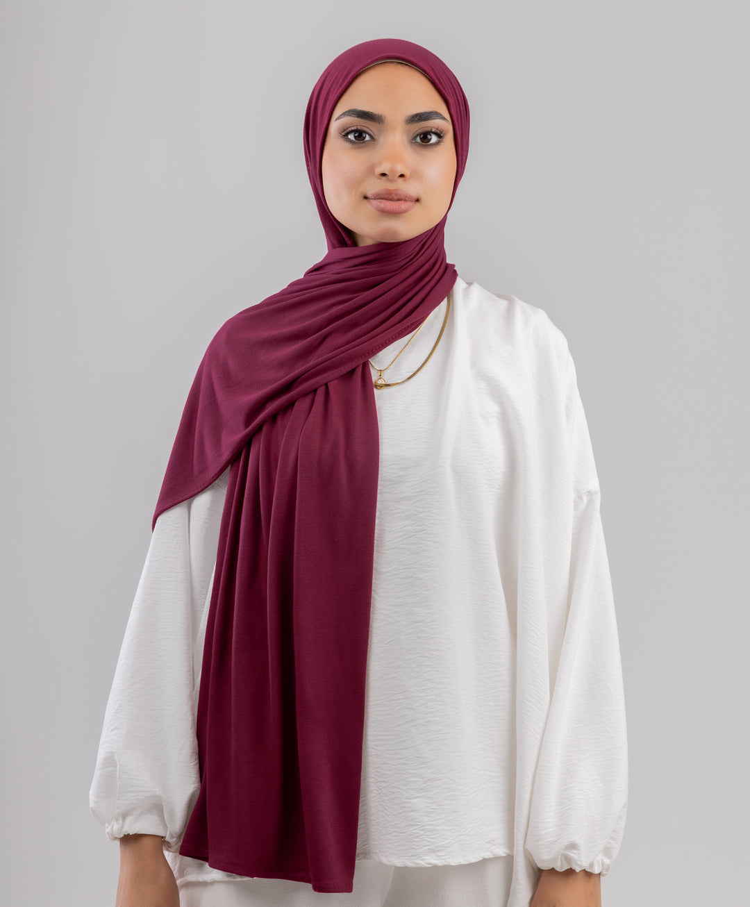 Plain Cotton Lycra Scarf