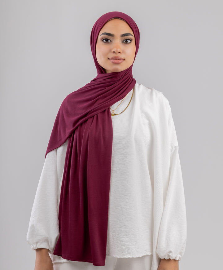 Plain Cotton Lycra Scarf
