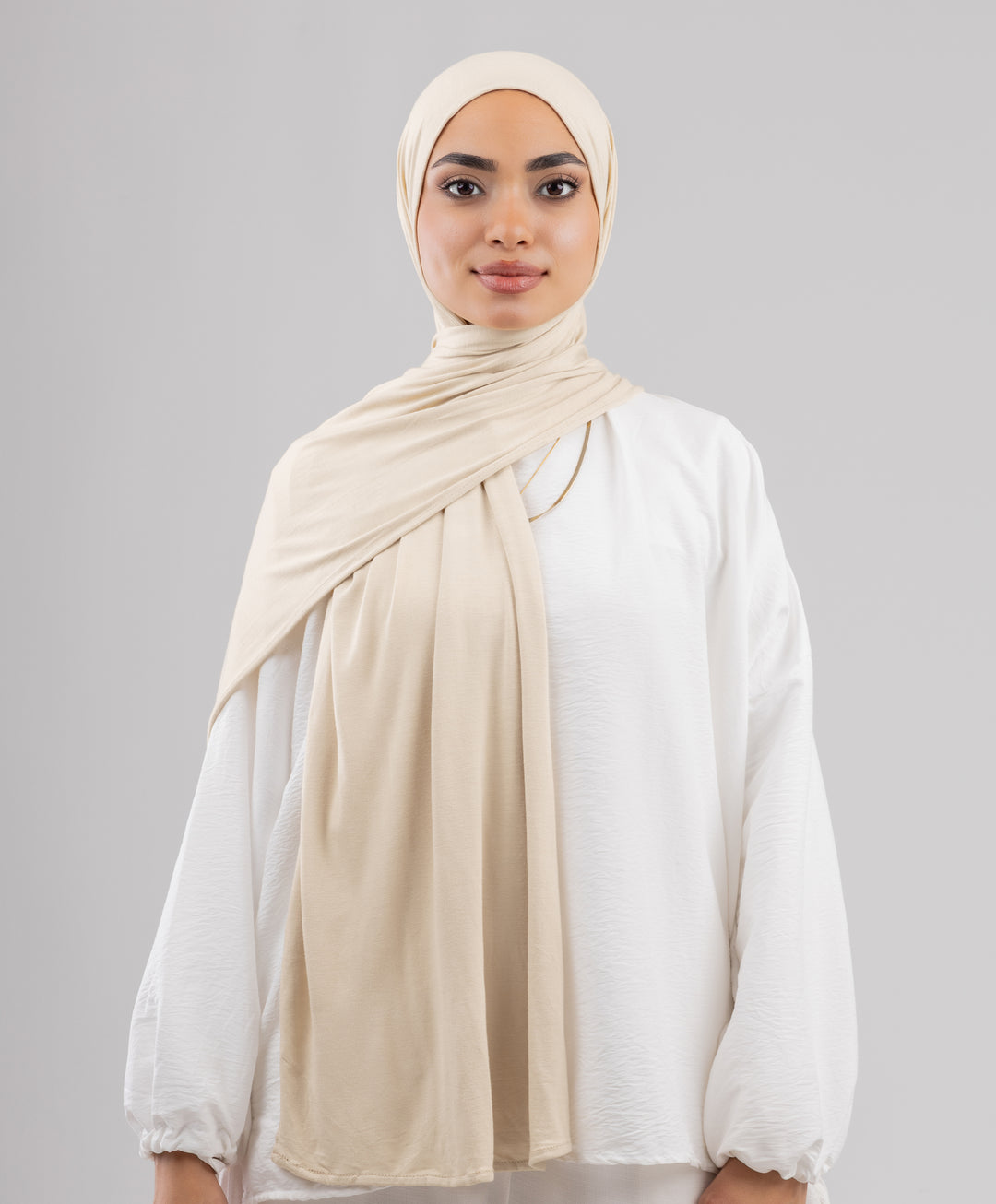 Plain Cotton Lycra Scarf