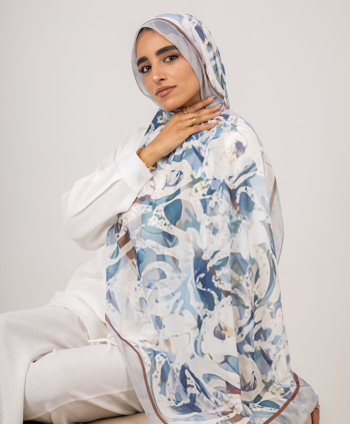 Azure Mist Scarf