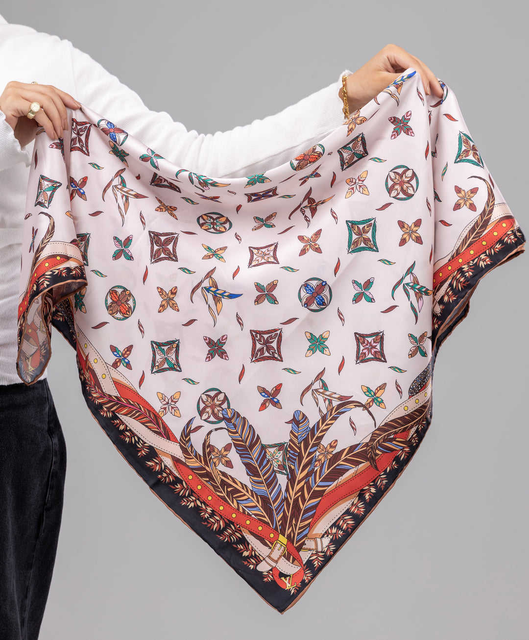 Luxury Silk Square Scarf