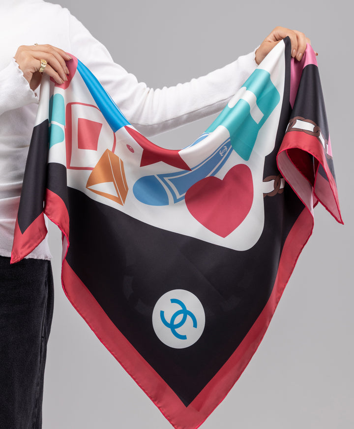 Luxury Silk Square Scarf