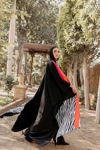 Zebra Elegance Kaftan