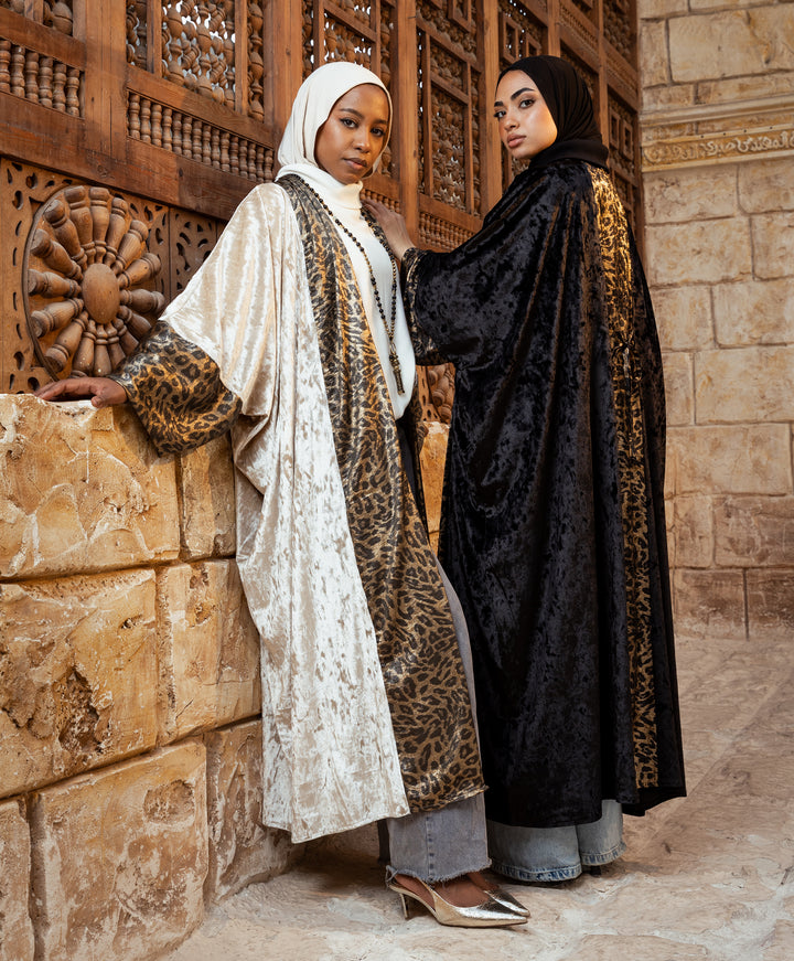 Leopard Velvet Kaftan