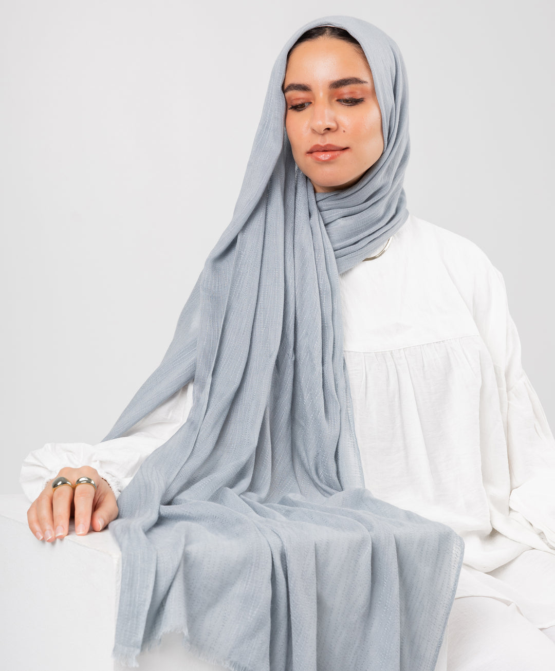 Bubbly Linen Scarf