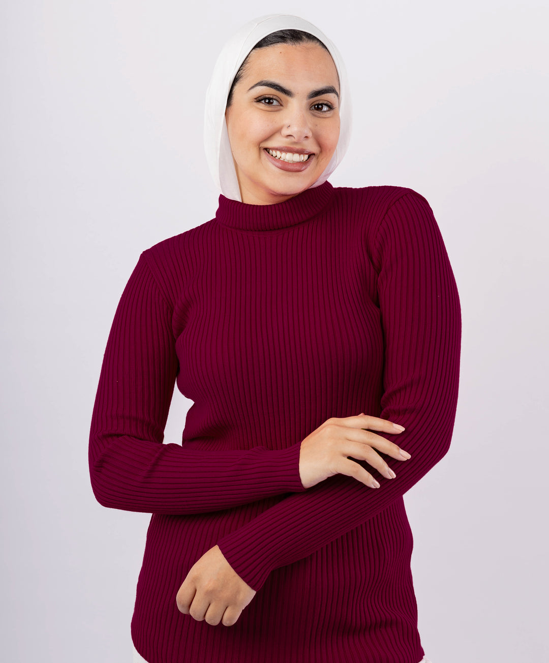 Ribbed Basic Pullover