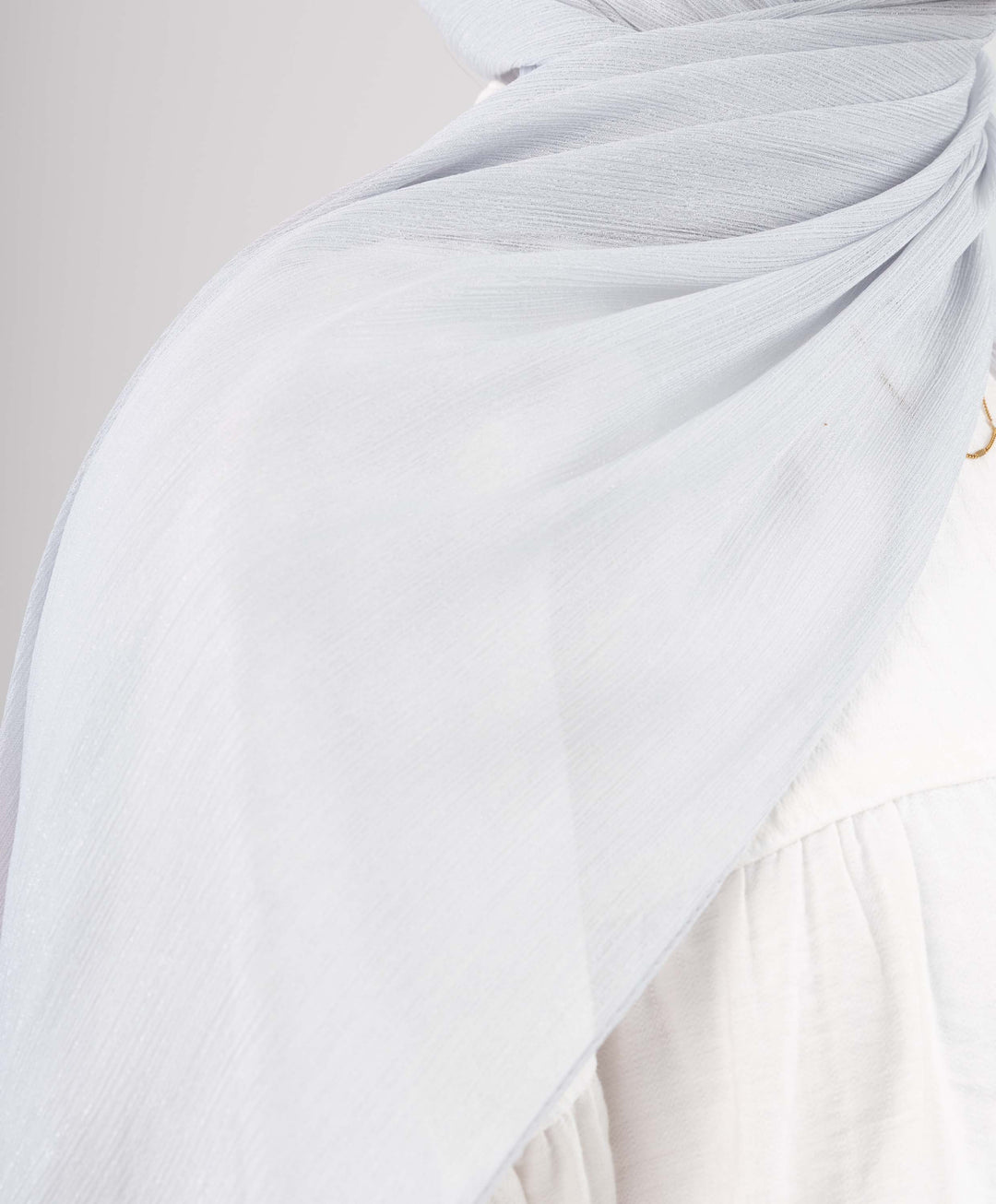 Glittery Chiffon Scarf
